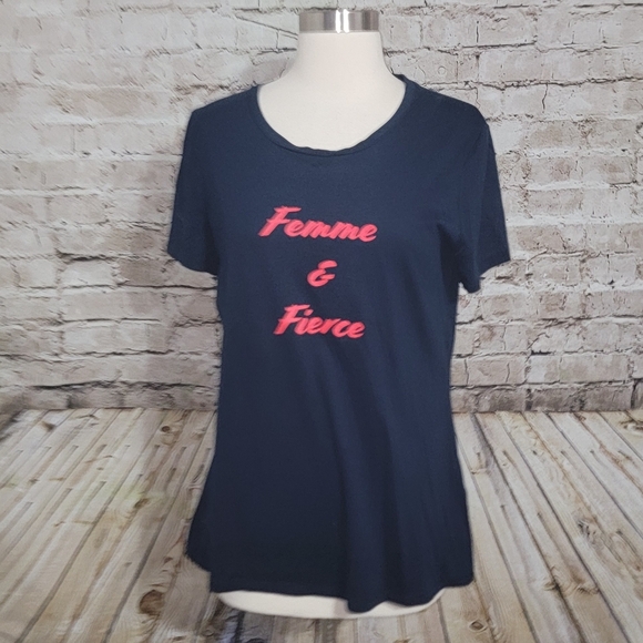 Banana Republic Tops - Banana Republic Tshirt Size M Blue/Red